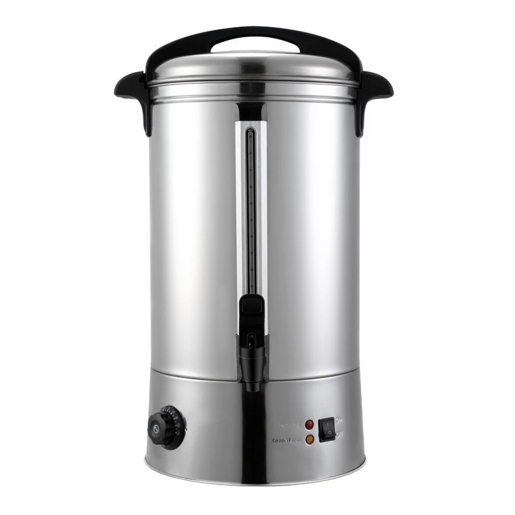 Electric Hot Water Boiler 110-120V Wine Boiler with Thermostat 25 Litres Stainless Steel Urn Tea Maker