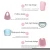 Import Electric silicone face brush massager OEM custom face mask brush Deep Pore Cleaning face brush from China