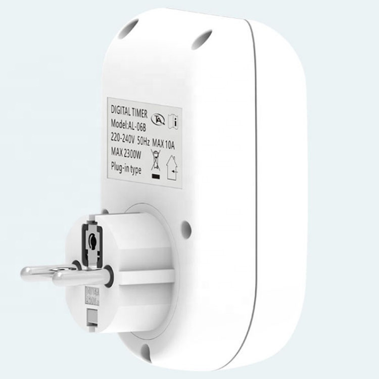 Buy Electronic Digital Timer Switch Socket 24 Hour Cyclic Eu Plug ...