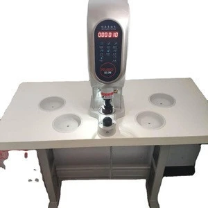 Electronic direct drive snap button making machines