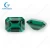 Import Emerald cut Hydrothermal lab created D-green emerald loose gemstone from China