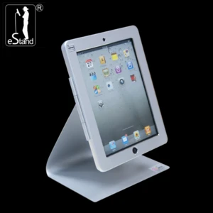eStand BR24012  store counter lockable display tablet POS stand for iPad case
