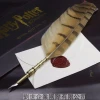 Euro Antique Promotional quil Gift set Owl feather pen