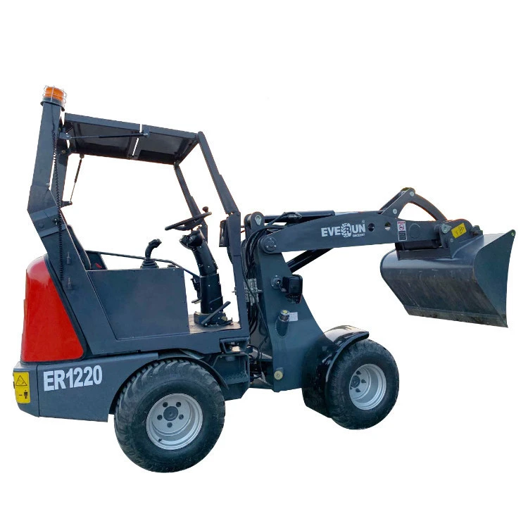 EVERUN hot selling ER1220 1200kg small mini wheel loader for small project