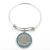 Import Expandable Wire Bracelet With Zinc Alloy inspirational Charms from China