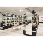 Exquisite handbag shop interior design retail ladys bag exhibition furniture made in china