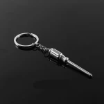 Factory direct custom key chain self defence multitool with cheapest price screwdriver Shape key chain screwdriver key chain