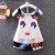 Import Factory direct sale baby girls boutique clothing sets printed tops and dot shorts sets from China