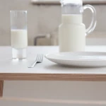 factory direct sale Nordic design kitchen table dining room furniture plywood dining table set with 6 chairs