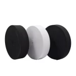 Factory direct sale stock supply imitation nylon black and white elastic band with sanding high elasticity soft elastic band