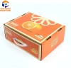 Factory direct sales Cardboard Corrugated Paper Carton Orange Fruit Packaging Box