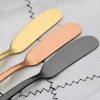 Factory Direct Sales Cheese Dessert Knifes Stainless Steel Gold Butter Knife