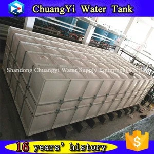 Factory direct supply glass Reinforced Plastic Fiber water tank with low price