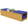 Factory Direct Wooden School Colors Edge Bookcases with Tray