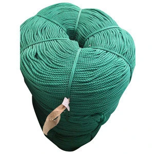 Factory hot sale 3 Strand PP/PE Twisted Fishing e pp ropes scrap