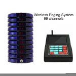 Factory outlet customer queue coaster pager wireless paging calling system for restaurant