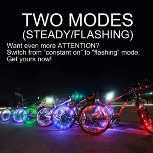 Factory price bicycle cycling safety night accessories colorful bike wheel light