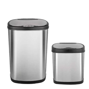 Factory price hot sale home sanitation square trash can