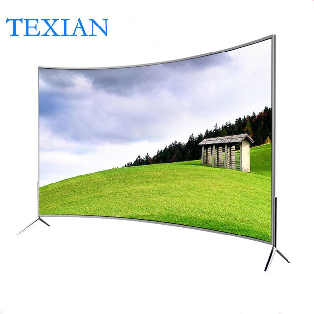 Factory wholesale  65 Inch led curved smart tv android 4K ultra-thin televisions