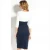 Import Fashion bodycon knee length work dress 3/4 sleeve womens elegant casual pencil dresses from China