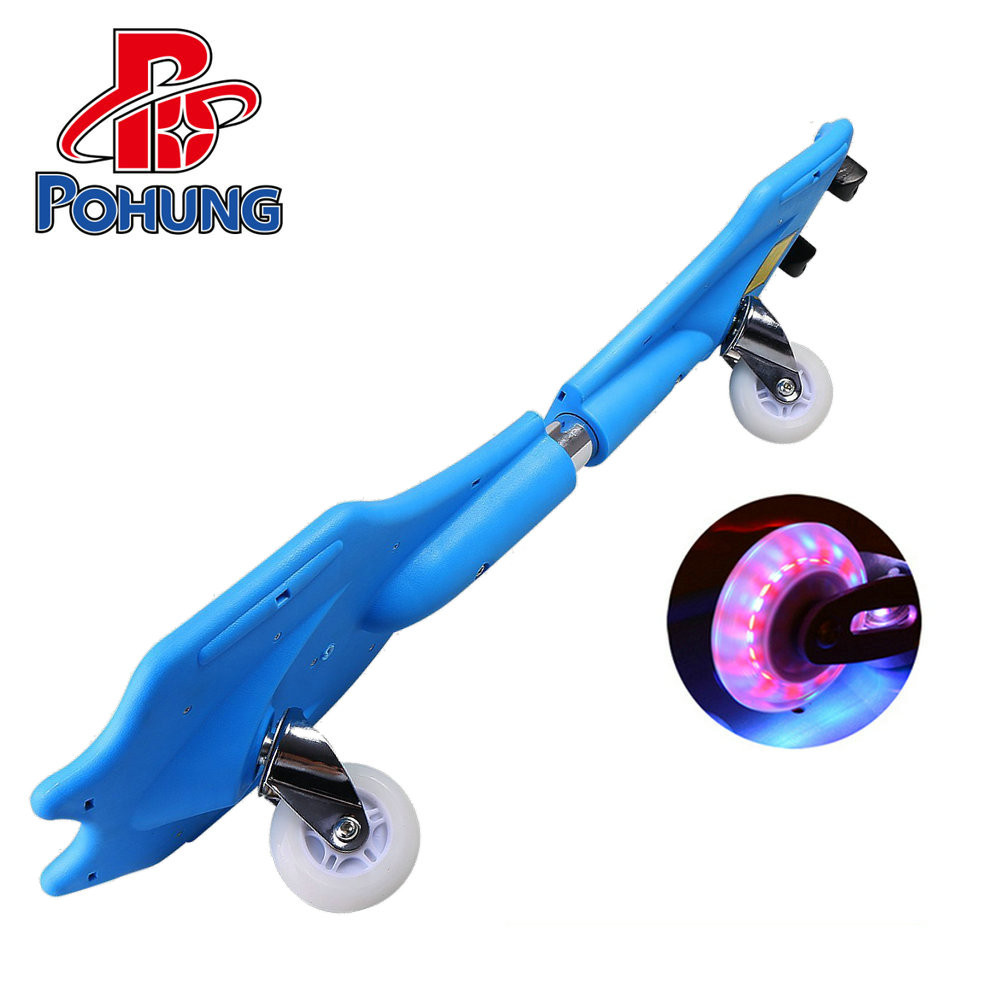 Buy Fashion Custom Waveboard Street Surfing Skateboard Flashing Wheels ...