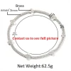 Fashion Jewelry Wholesale Hip Hop 8mm Full Diamond Bubble Cuban Chain Zircon Inlaid Miami Mens Four Leaf Clover Necklace