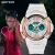 Import Fashion Women Watch Luxury LED Display Sport Watch Ladies Analog-Digital Wristwatch Rubber Strap Female Clock from China