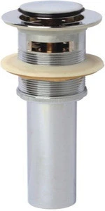 Faucet basin pop-up waste