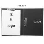 Faux Leather A4 Lever Arch File Cover Clipboard Paper Documents Storage Folder