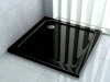 Fiber Glass Corner Square Black Shower Tray BST-02