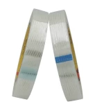 Fiber tape strong glass fiber tape high temperature resistant non-marking single side stripe tape