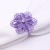 Flower Metal Ring Buckle for Wedding Table Decoration Floral Rhinestone Napkin Holders