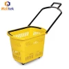 Foldable Grocery Store Plastic Shopping Basket