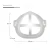 Import Food Grade Soft Washable Reusable Face Masking Holder Silicone 3D Masked Bracket from China