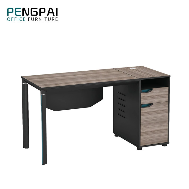 Foshan supplier single seat panel desk computer workstation staff table