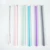 Free shipping FDA food grade bar smoothies cocktails bent straight 5pcs silicone reusable drinking straws with cleaning brush