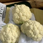 Fresh vegetable cauliflower and frozen cauliflower fresh cauliflower