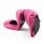 Import Fuchsia Soft and Comfy Artificial Lambskin Foldable Ballerinas Flat Shoes with Carrying Bag from China
