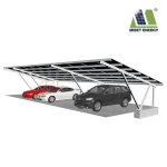 Full cable management Solar car parking lot carpark carport with cable tray