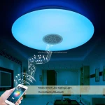 Full Colors RGBW 4 in one Bluetooth Smart LED Ceiling Light with Music