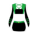 Full SublimationCheerleadingClothing ,HotCheerleadingUniforms with crystal