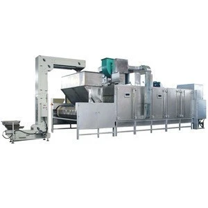 Fully Automatic Chain plate continuous Peanut Roaster Machine for  Coffee Bean Sunflower Seeds Peanut