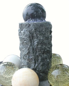 Garden Granite Stone Spinning Water Ball Fountain