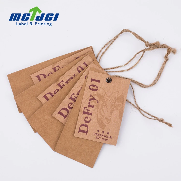 Garment Tags Product Type and Paper Material hang tags