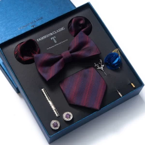 Gentleman men tie blue silk neck tie For Men suit accessories