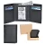 Import Genuine Leather Mens RFID Blocking Slim Trifold Wallet with 6 Cards+1 ID Window + 2 Note Compartments. from China