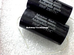 Germany Monitor Audio 10uf/250v (106) New Axial film capacitors