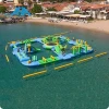 Giant Inflatable Floating Water Park For Adults, Floating Inflatable Aqua Park Adventure Water Sports
