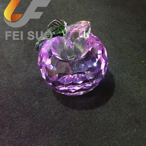 Glass Apple for Home Decoration/Crystal Glass Craft