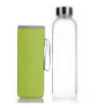 Glass water bottle sleeve neoprene collapsible bottle cover carrier with cheap price